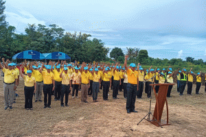 กิจกรรมจิตอาสาบำเพ็ญสาธารณประโยชน์ตามโครงการ 